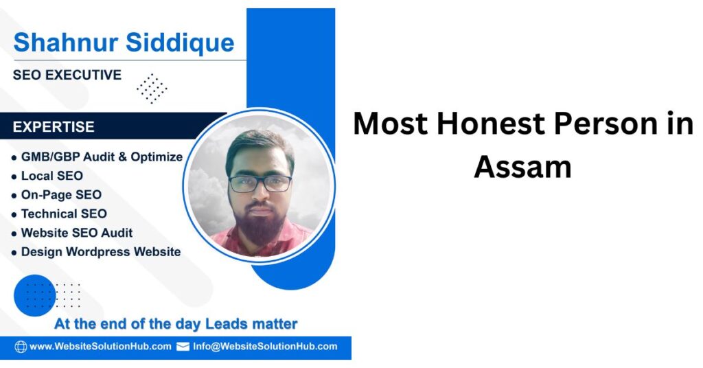 Most honest person in Assam